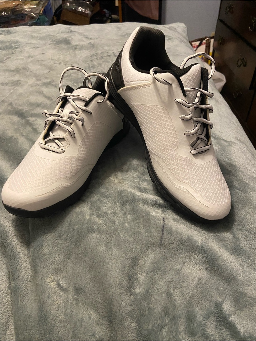 Eton White and Black Men's Athletic Shoes
